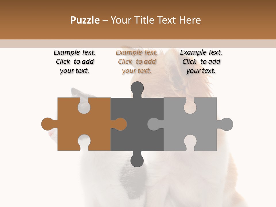 Black White Animal PowerPoint Template