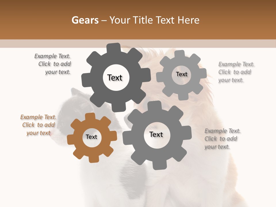 Black White Animal PowerPoint Template