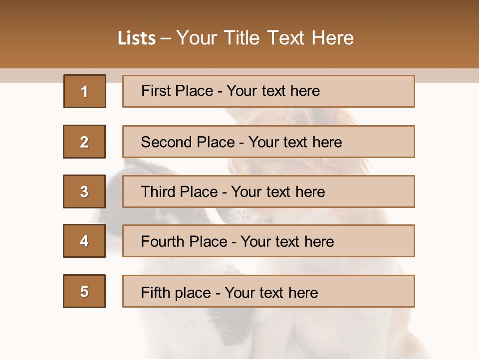 Black White Animal PowerPoint Template