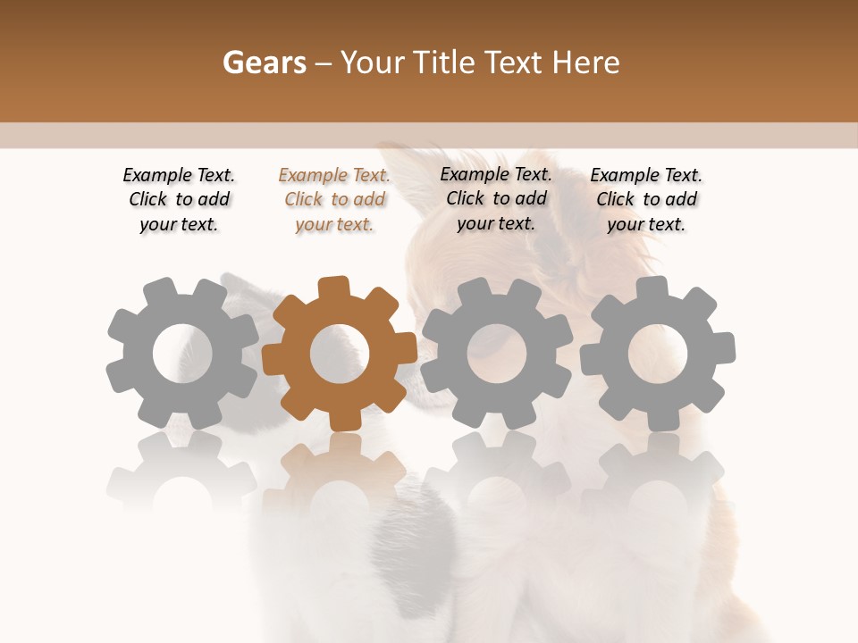 Black White Animal PowerPoint Template