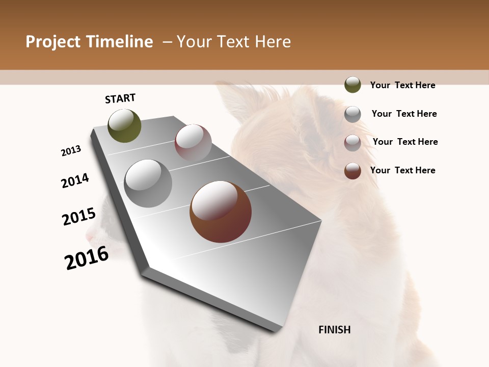 Black White Animal PowerPoint Template
