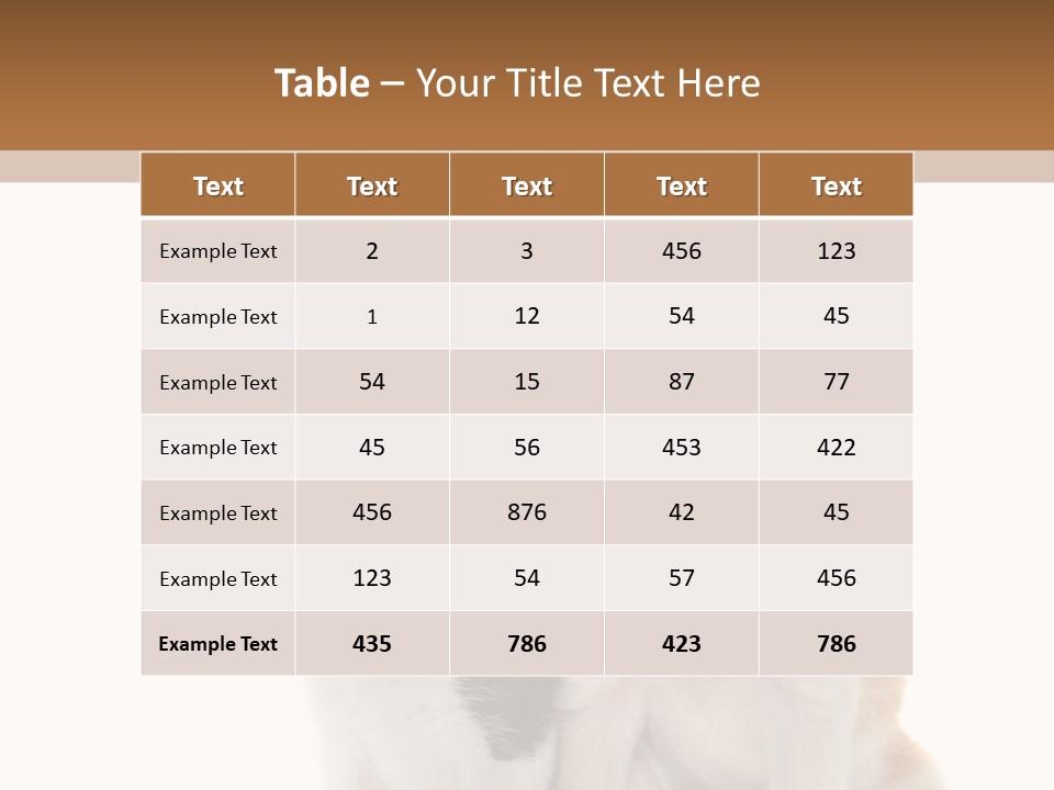 Black White Animal PowerPoint Template