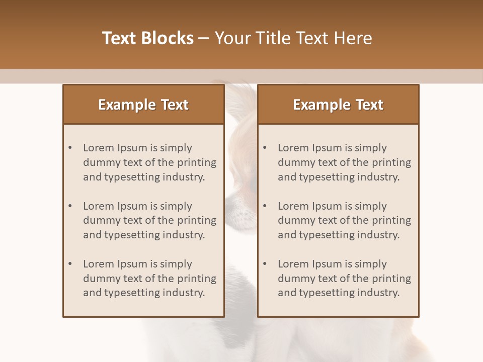 Black White Animal PowerPoint Template