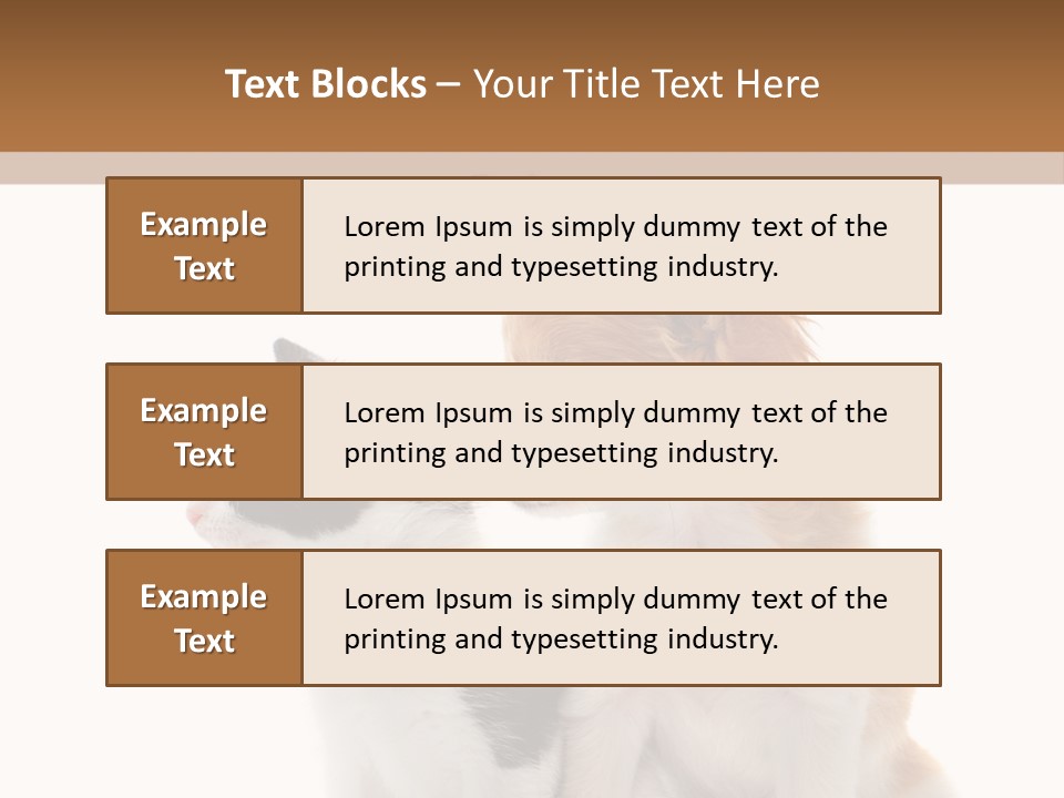 Black White Animal PowerPoint Template