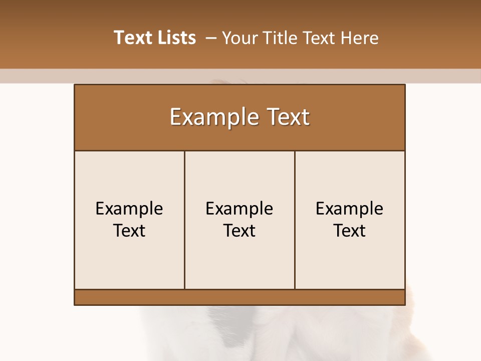 Black White Animal PowerPoint Template
