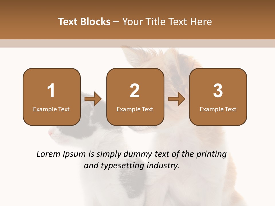 Black White Animal PowerPoint Template