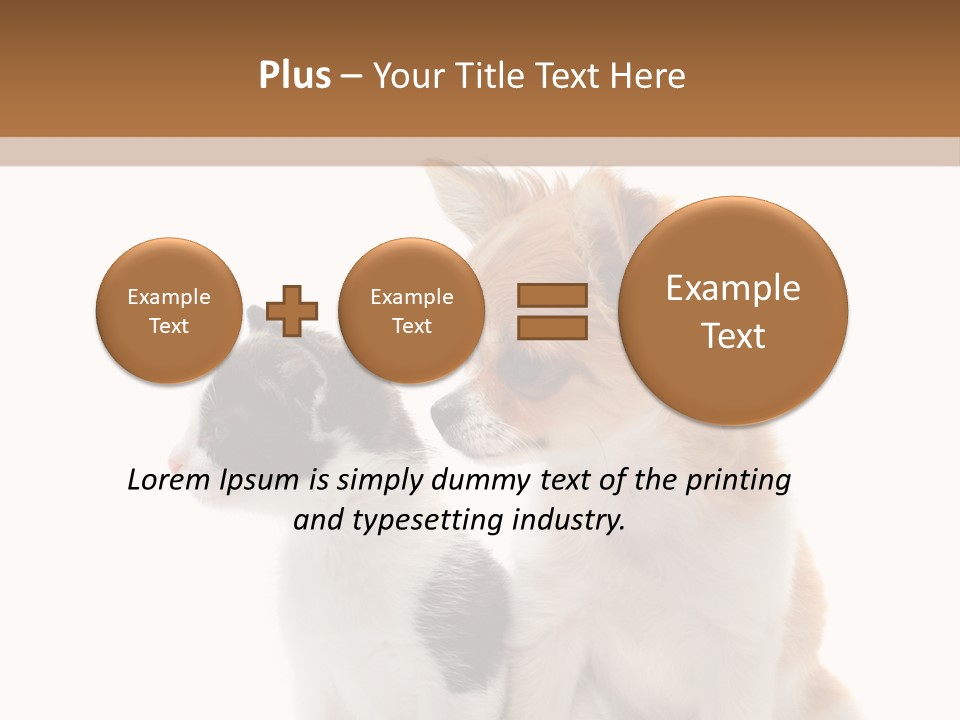 Black White Animal PowerPoint Template