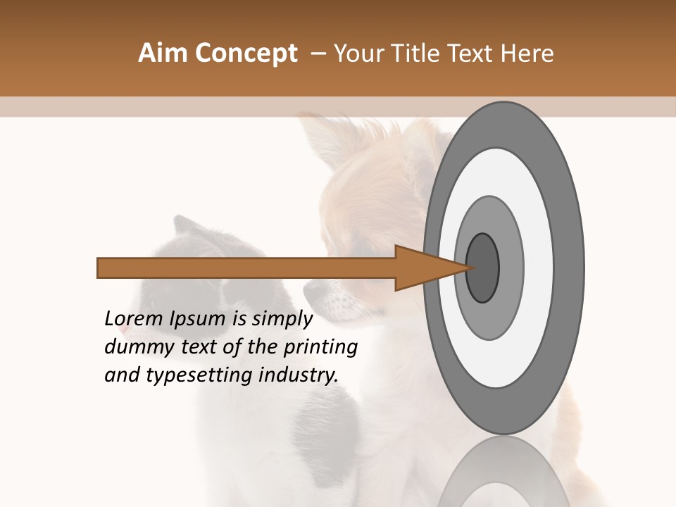 Black White Animal PowerPoint Template