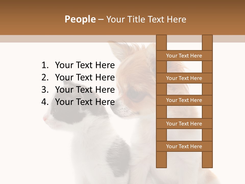 Black White Animal PowerPoint Template