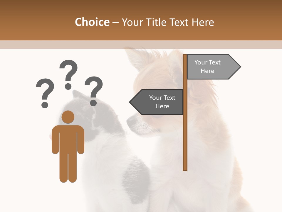 Black White Animal PowerPoint Template