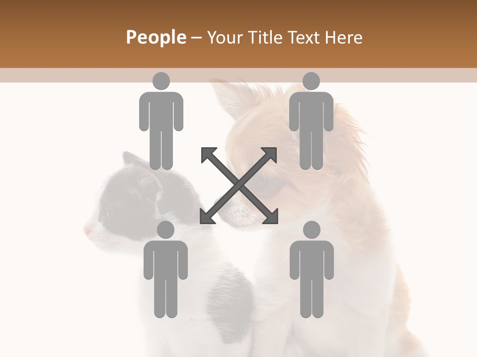 Black White Animal PowerPoint Template
