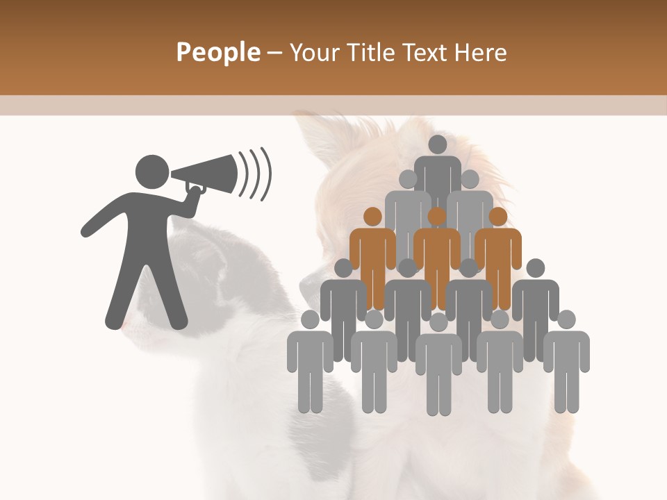 Black White Animal PowerPoint Template