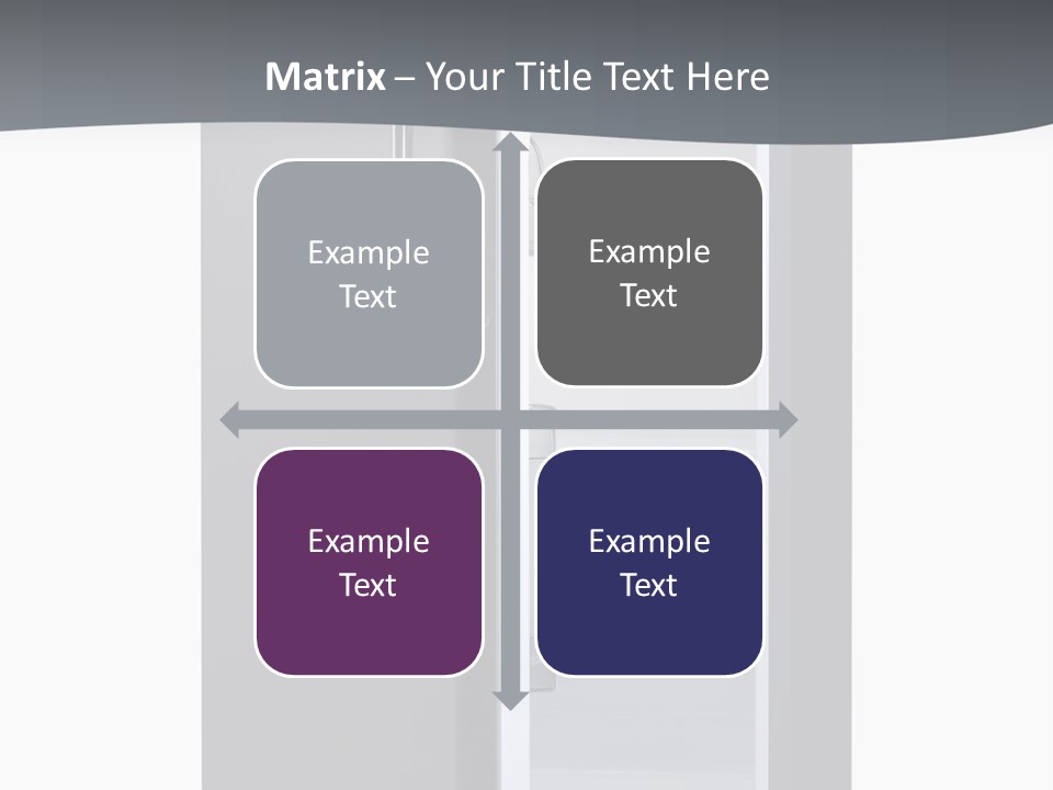 Chrome Isolated Handle PowerPoint Template