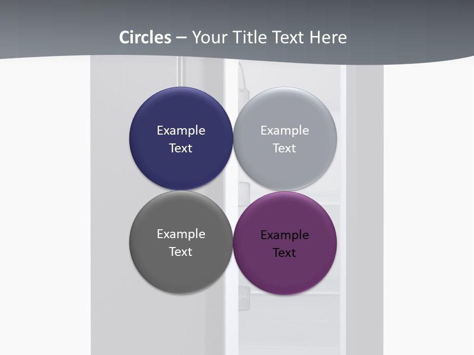 Chrome Isolated Handle PowerPoint Template