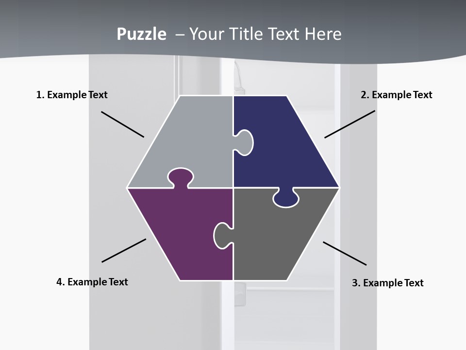 Chrome Isolated Handle PowerPoint Template