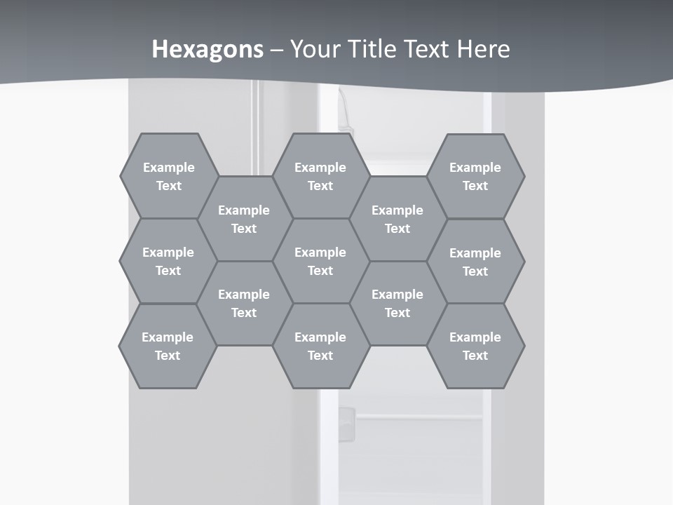 Chrome Isolated Handle PowerPoint Template