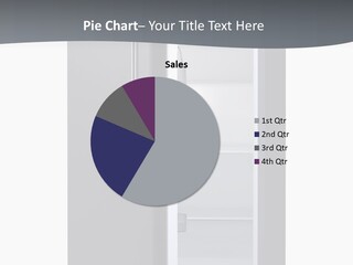 Chrome Isolated Handle PowerPoint Template