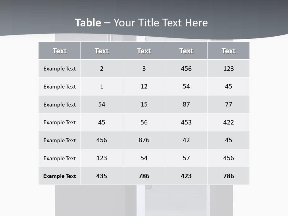Chrome Isolated Handle PowerPoint Template