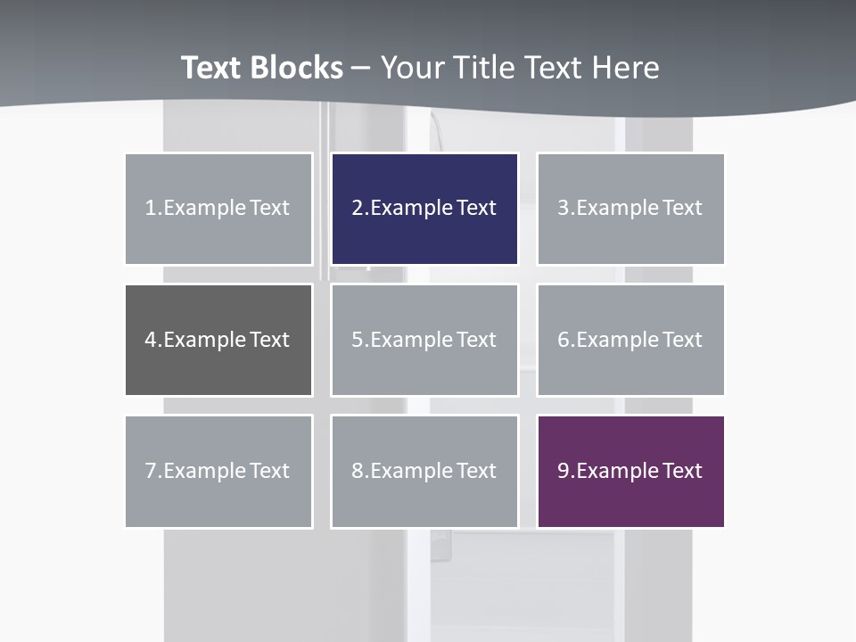 Chrome Isolated Handle PowerPoint Template
