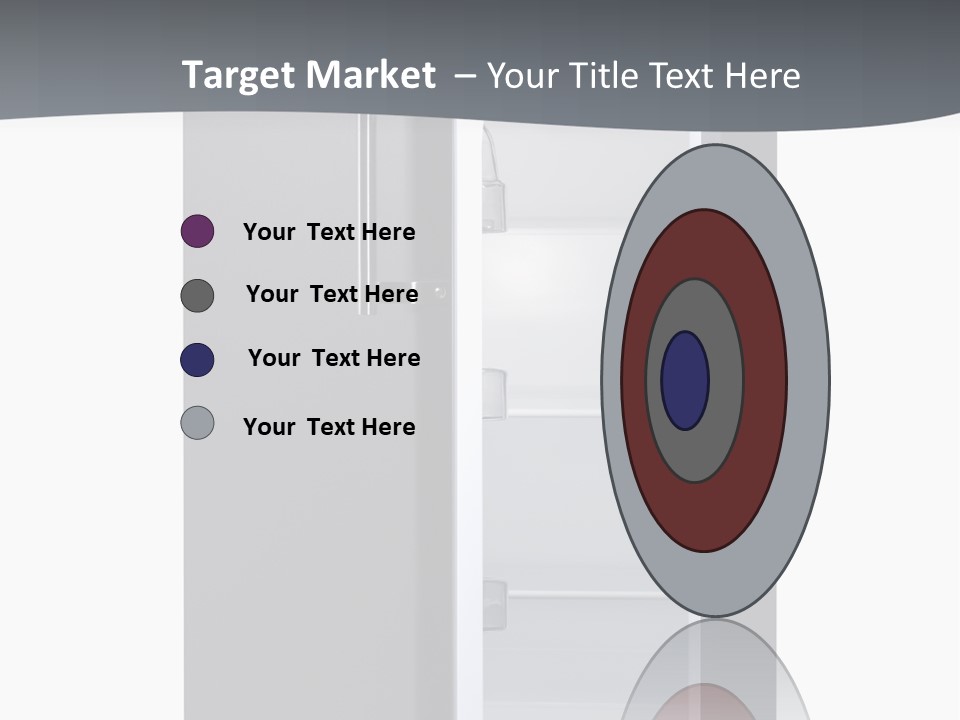 Chrome Isolated Handle PowerPoint Template