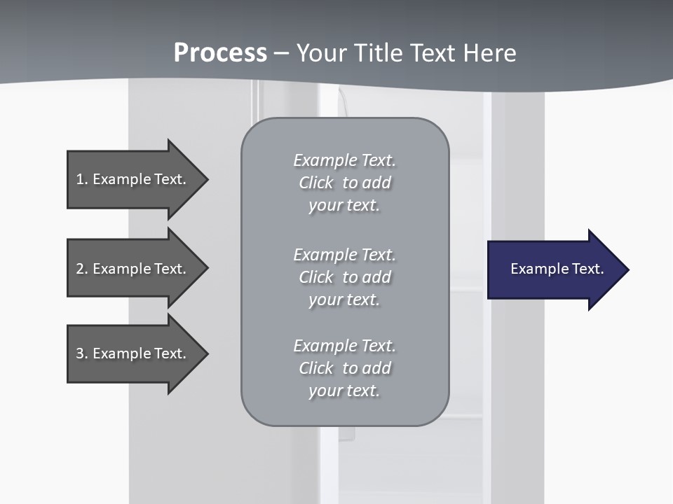 Chrome Isolated Handle PowerPoint Template