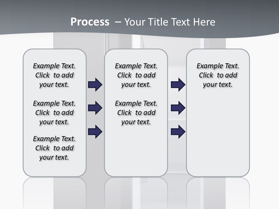Chrome Isolated Handle PowerPoint Template