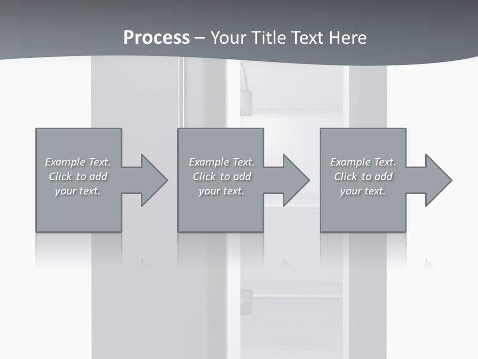 Chrome Isolated Handle PowerPoint Template