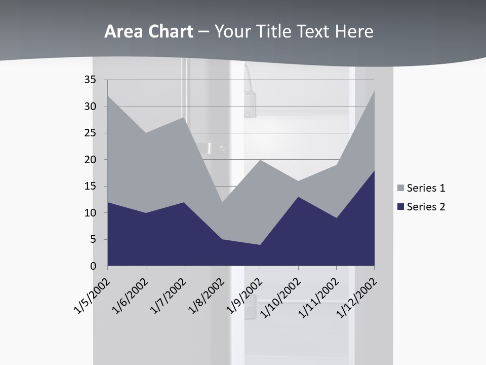 Chrome Isolated Handle PowerPoint Template