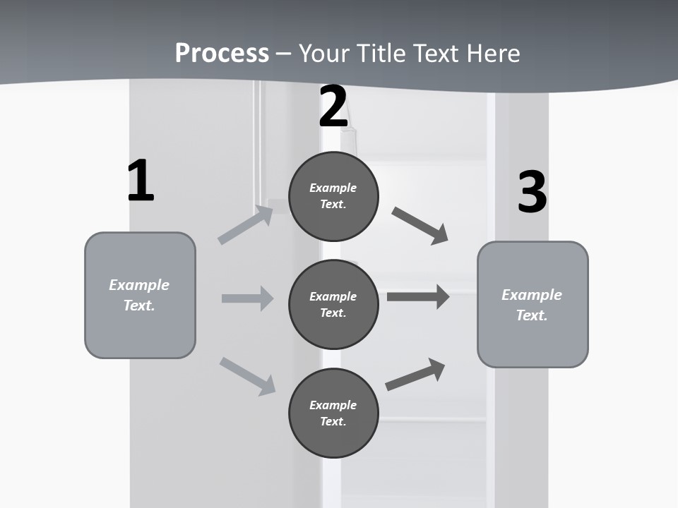 Chrome Isolated Handle PowerPoint Template