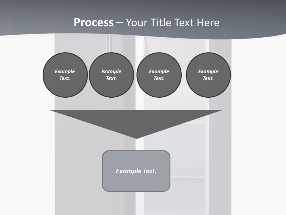 Chrome Isolated Handle PowerPoint Template