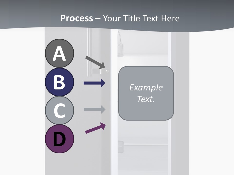 Chrome Isolated Handle PowerPoint Template