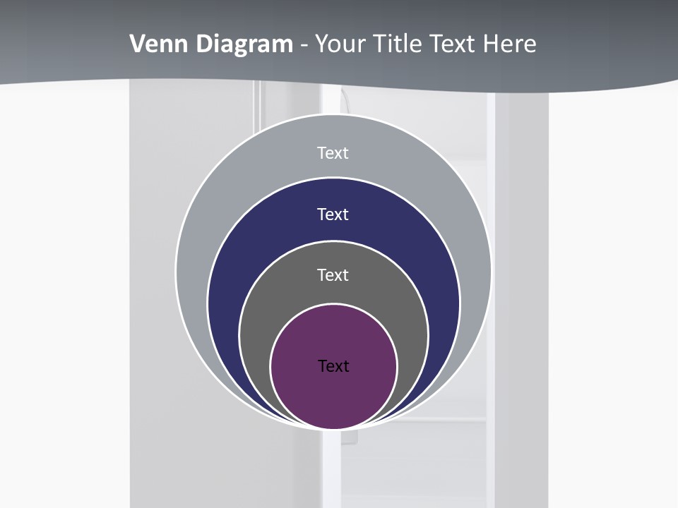 Chrome Isolated Handle PowerPoint Template