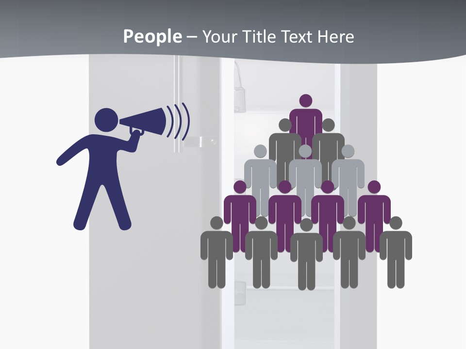 Chrome Isolated Handle PowerPoint Template