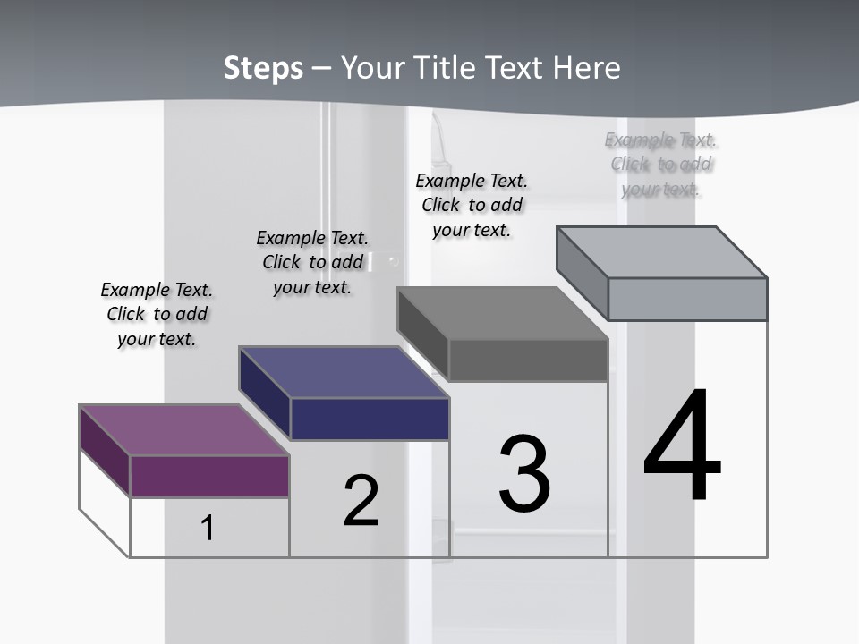 Chrome Isolated Handle PowerPoint Template