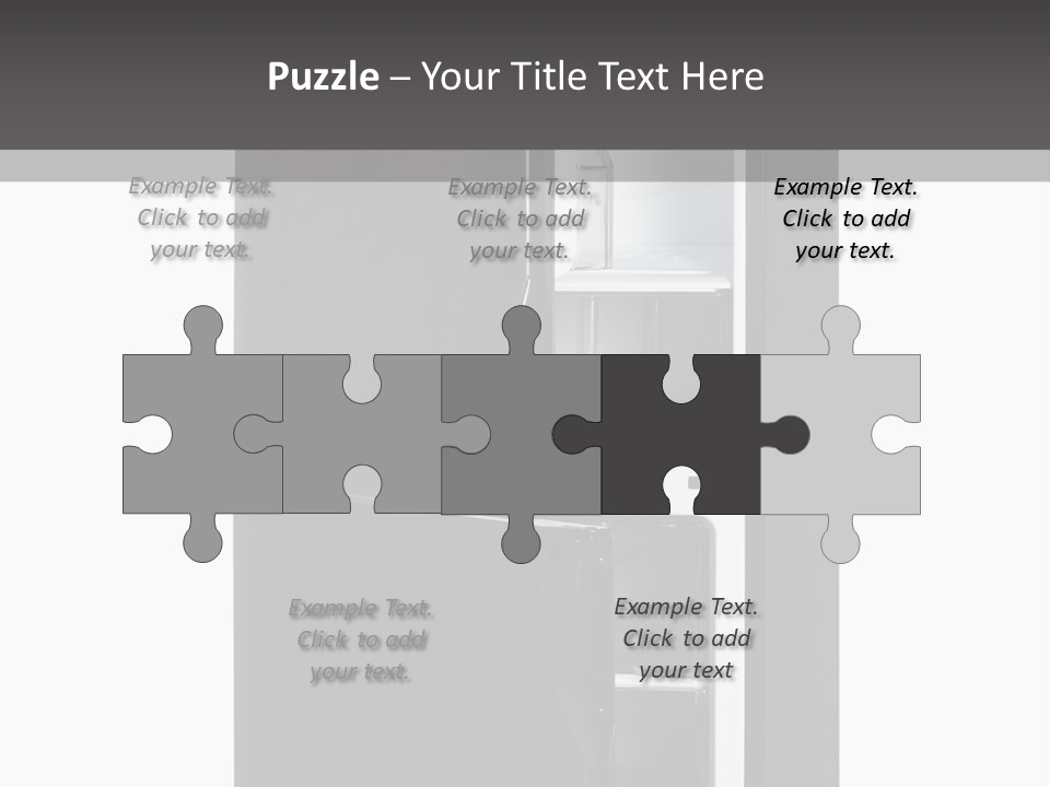 Open Frig House PowerPoint Template