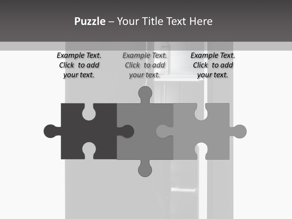 Open Frig House PowerPoint Template