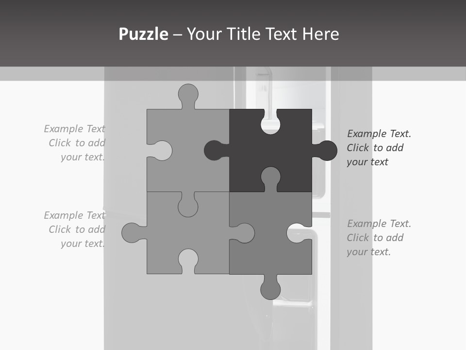 Open Frig House PowerPoint Template