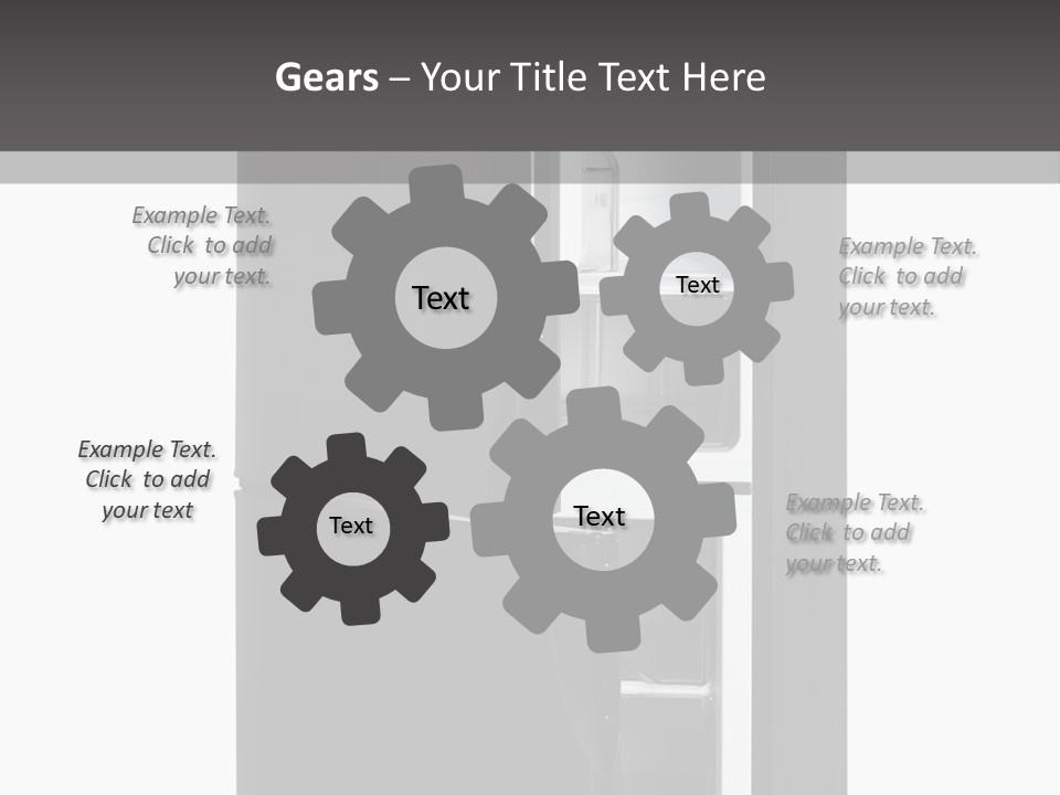 Open Frig House PowerPoint Template