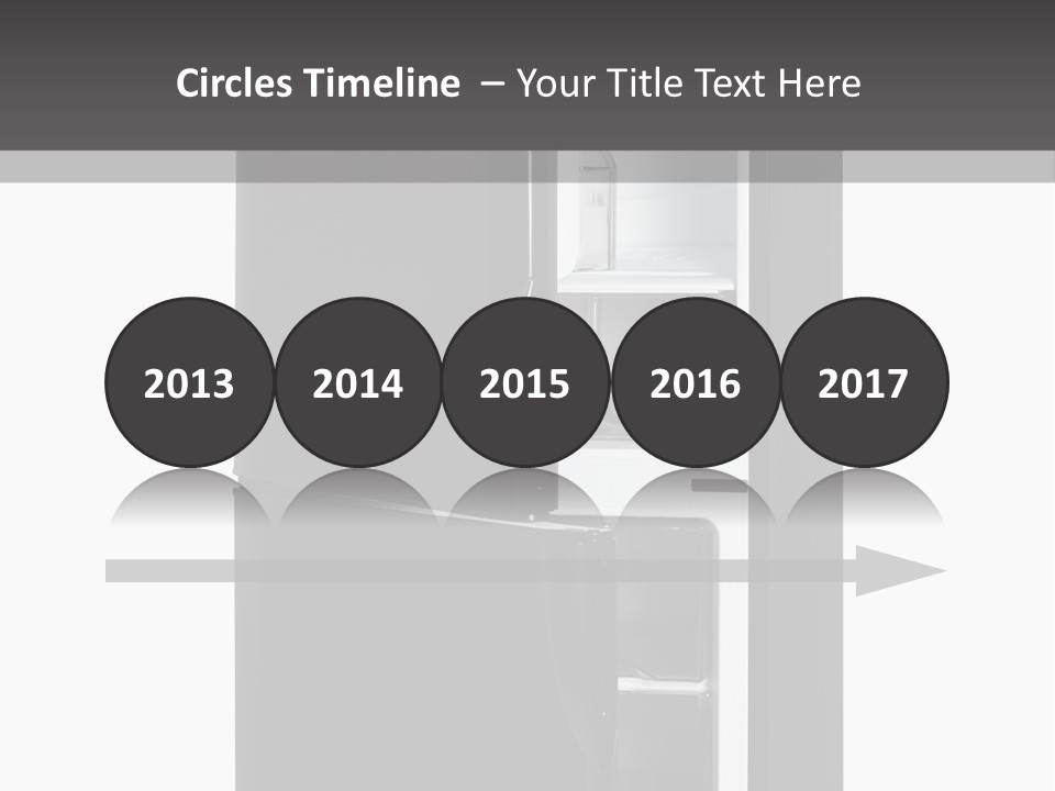 Open Frig House PowerPoint Template