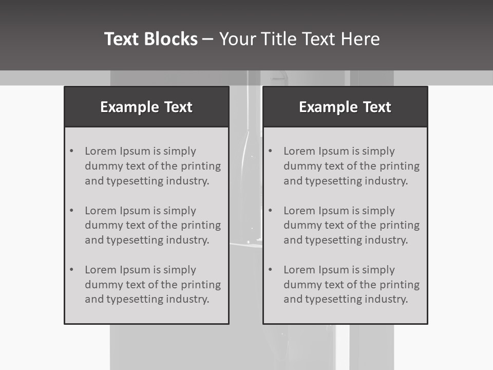 Open Frig House PowerPoint Template