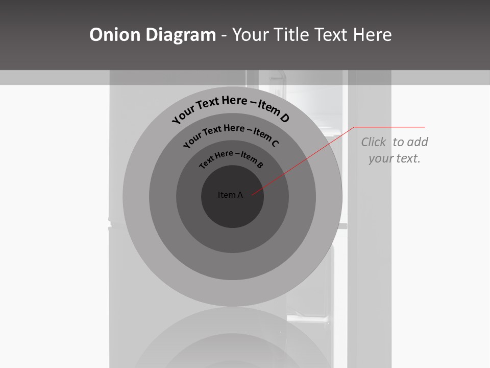 Open Frig House PowerPoint Template