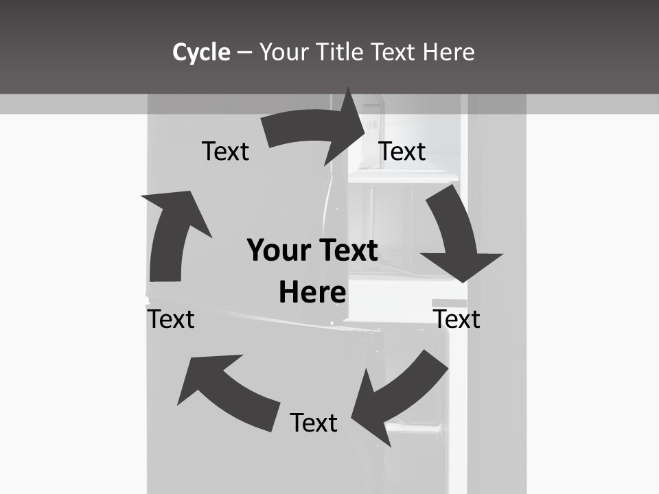 Open Frig House PowerPoint Template