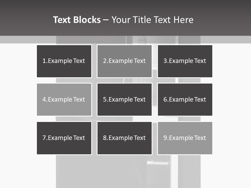 Open Frig House PowerPoint Template