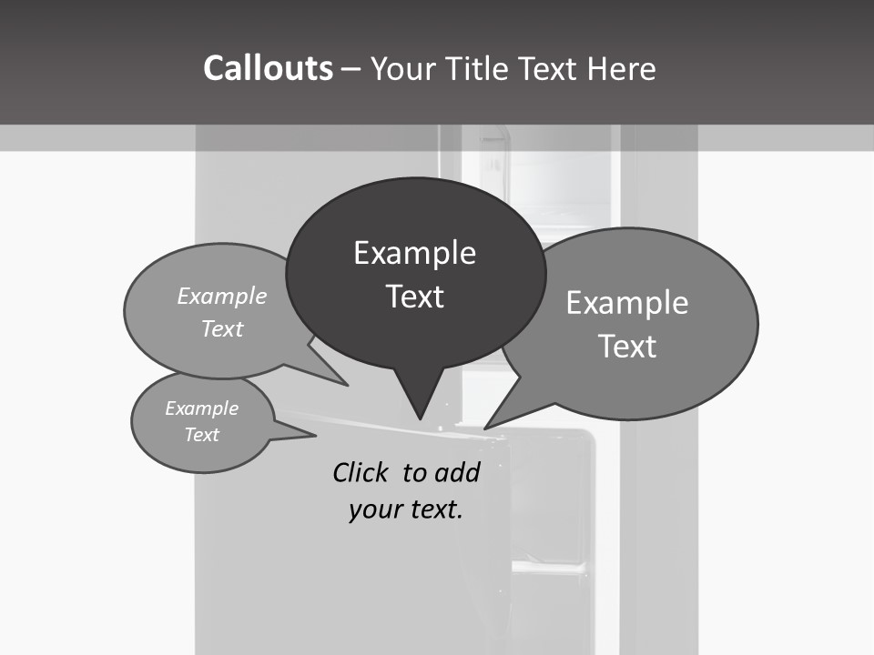 Open Frig House PowerPoint Template