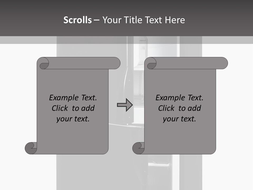 Open Frig House PowerPoint Template