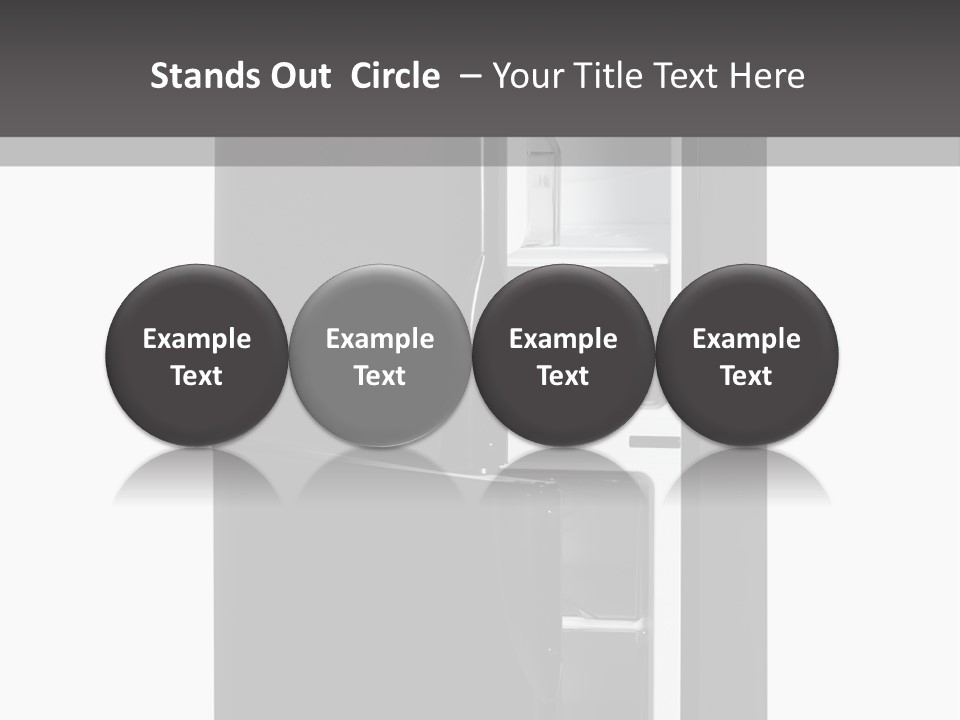 Open Frig House PowerPoint Template