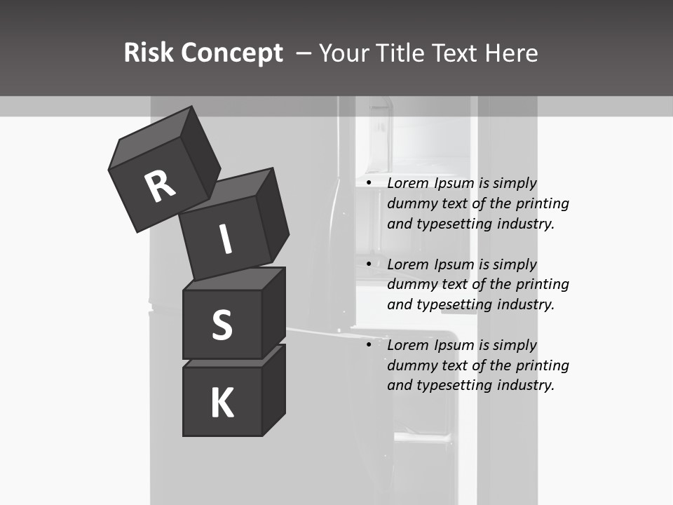 Open Frig House PowerPoint Template