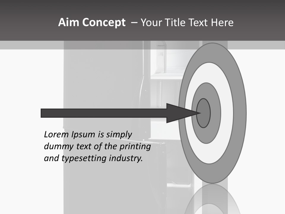 Open Frig House PowerPoint Template