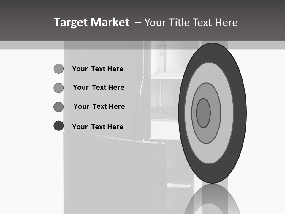 Open Frig House PowerPoint Template