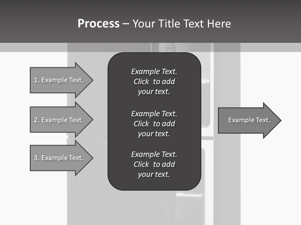 Open Frig House PowerPoint Template